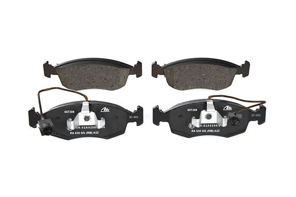 Stabdžių trinkelių rinkinys, diskinis stabdys ATE 13.0460-7288.2