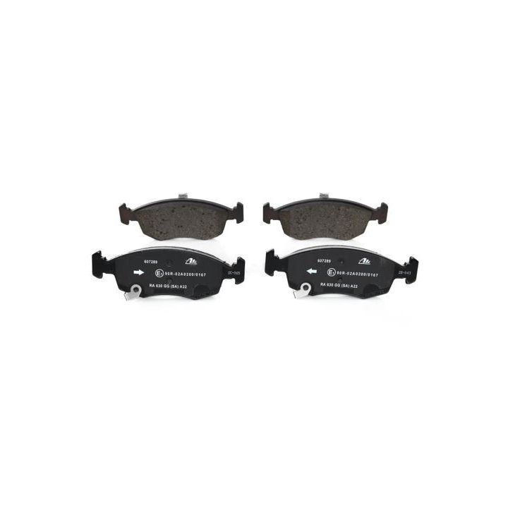 Stabdžių trinkelių rinkinys, diskinis stabdys ATE 13.0460-7289.2