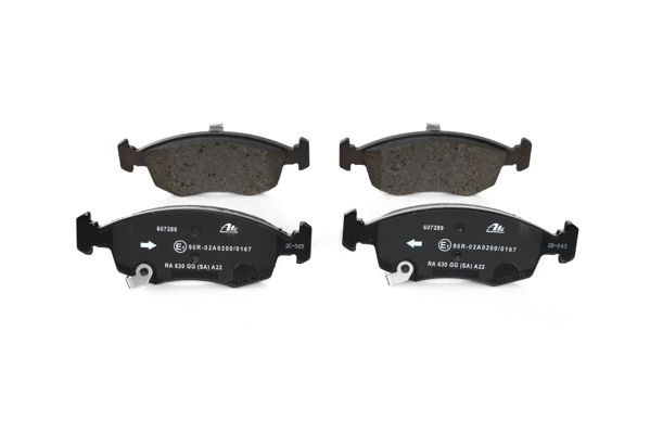 Stabdžių trinkelių rinkinys, diskinis stabdys ATE 13.0460-7289.2