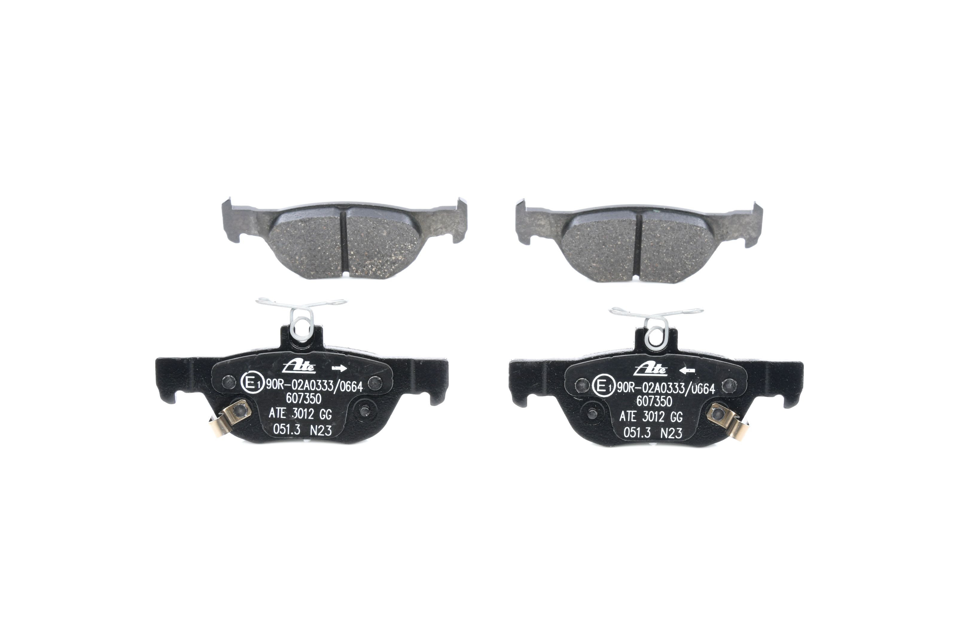 Stabdžių trinkelių rinkinys, diskinis stabdys ATE 13.0460-7350.2