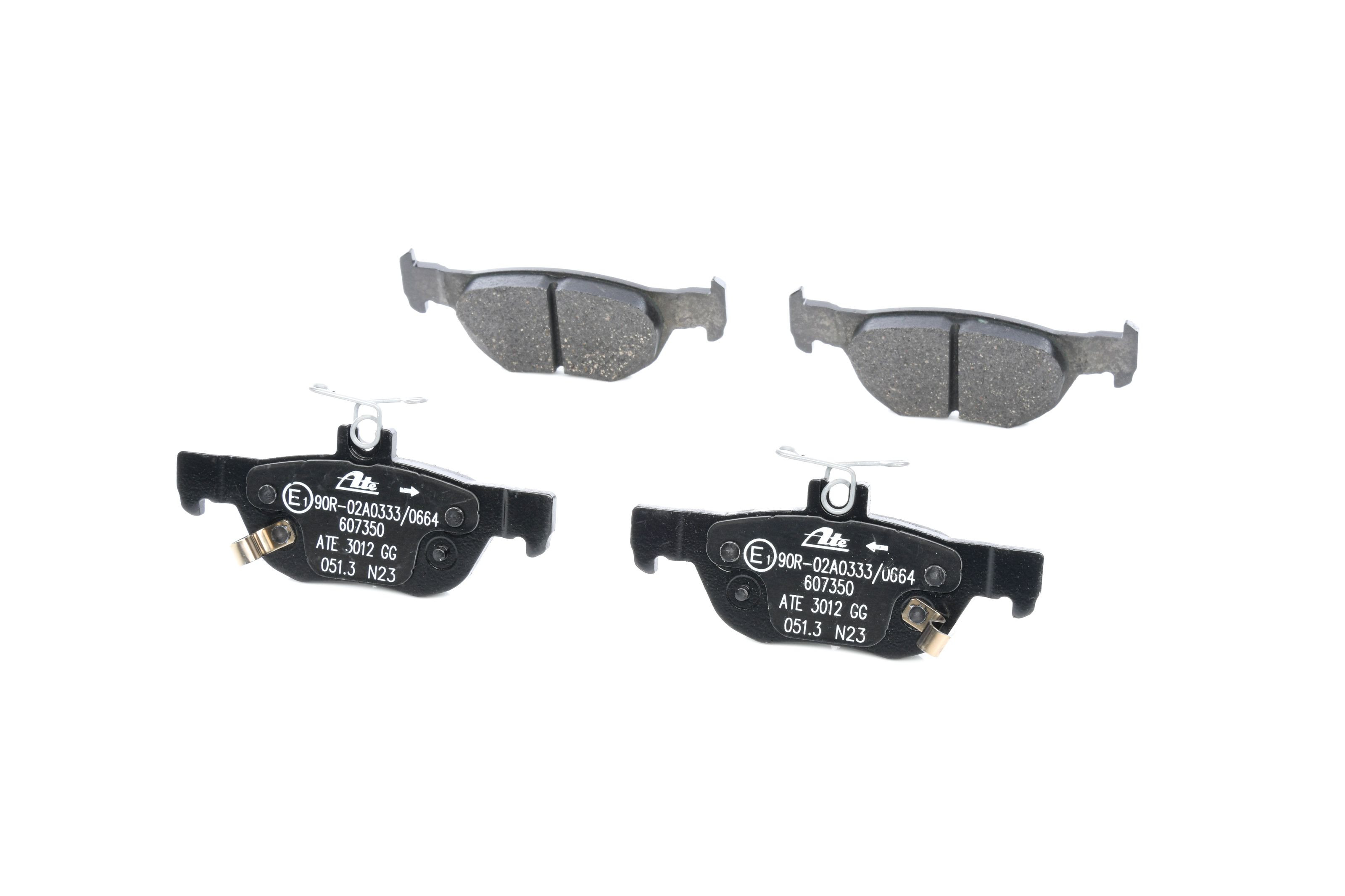 Stabdžių trinkelių rinkinys, diskinis stabdys ATE 13.0460-7350.2