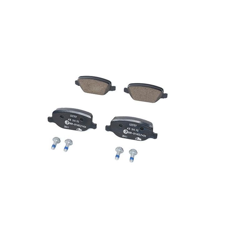 Stabdžių trinkelių rinkinys, diskinis stabdys ATE 13.0470-2707.2