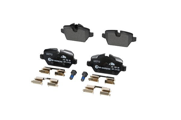 Stabdžių trinkelių rinkinys, diskinis stabdys ATE 13.0470-2713.2