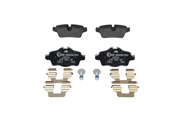 Stabdžių trinkelių rinkinys, diskinis stabdys ATE 13.0470-2714.2