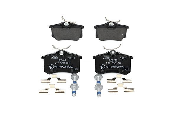 Stabdžių trinkelių rinkinys, diskinis stabdys ATE 13.0470-2740.2