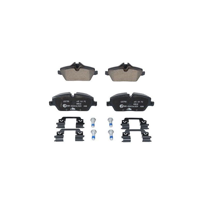 Stabdžių trinkelių rinkinys, diskinis stabdys ATE 13.0470-2795.2