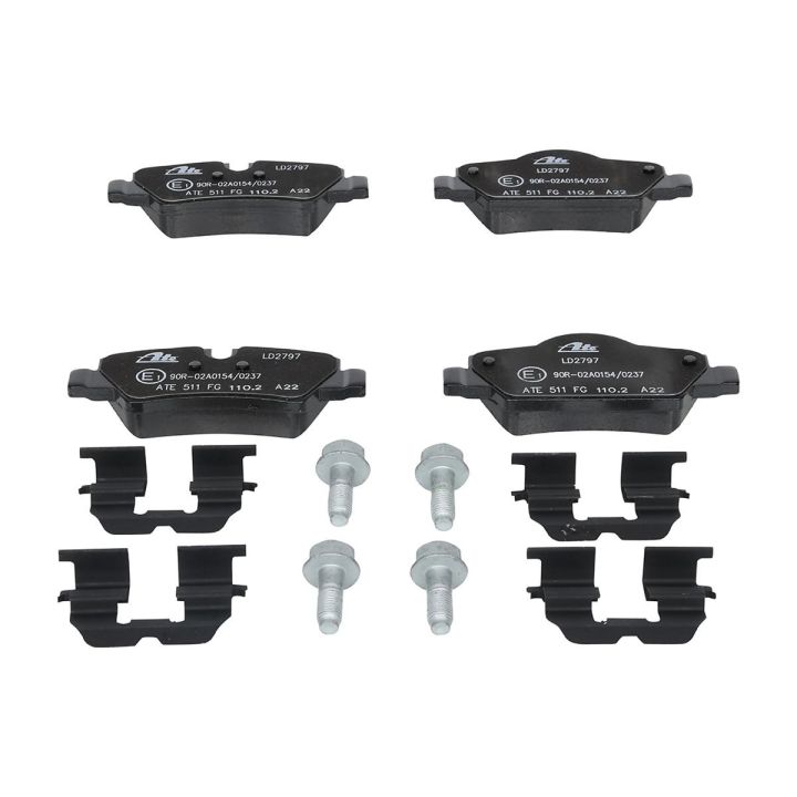 Stabdžių trinkelių rinkinys, diskinis stabdys ATE 13.0470-2797.2