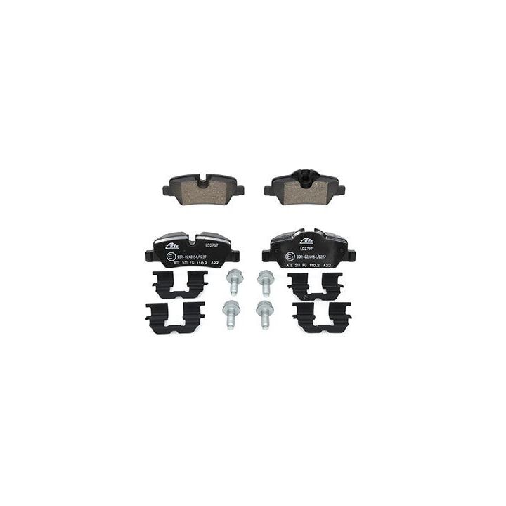 Stabdžių trinkelių rinkinys, diskinis stabdys ATE 13.0470-2797.2