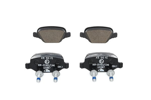 Stabdžių trinkelių rinkinys, diskinis stabdys ATE 13.0470-2867.2