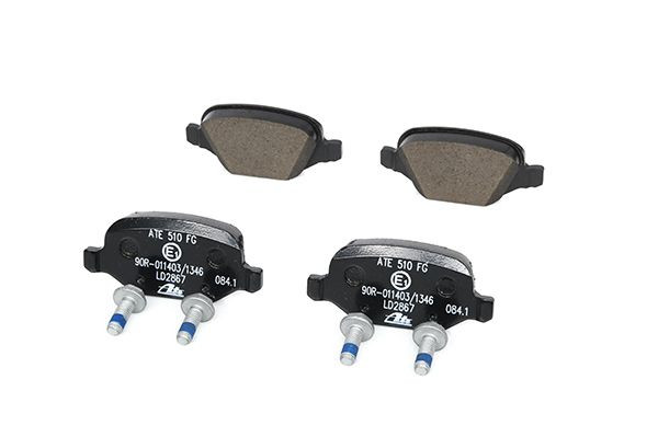 Stabdžių trinkelių rinkinys, diskinis stabdys ATE 13.0470-2867.2