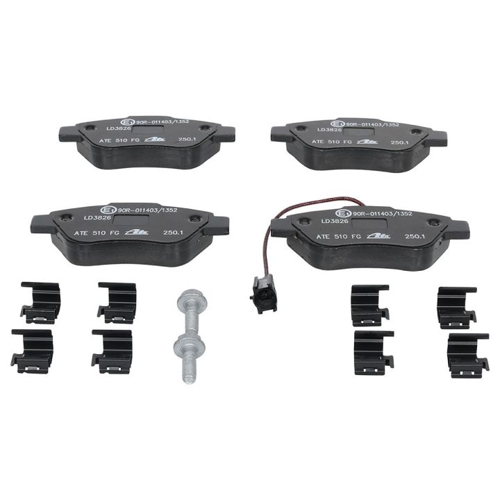 Stabdžių trinkelių rinkinys, diskinis stabdys ATE 13.0470-3826.2