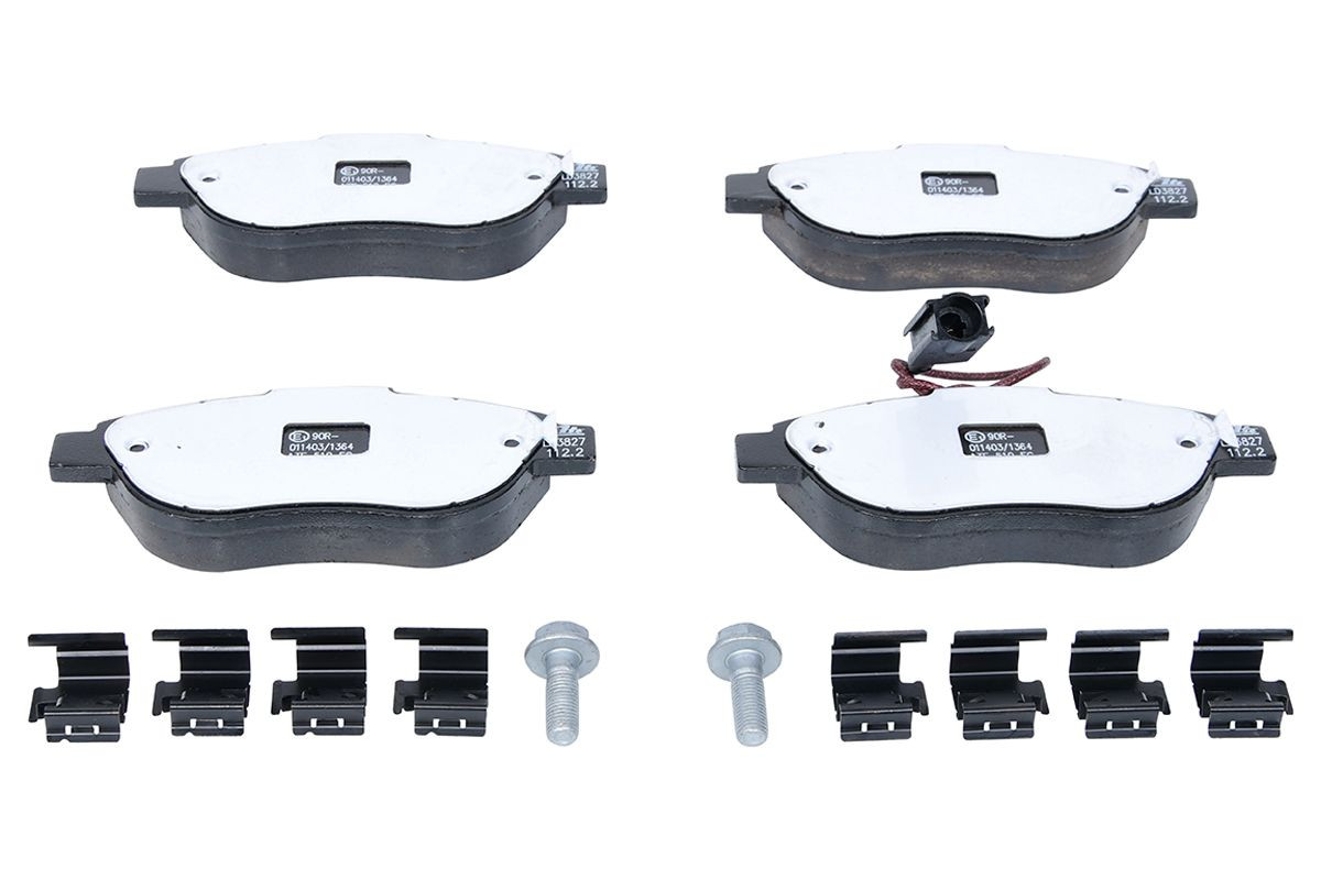 Stabdžių trinkelių rinkinys, diskinis stabdys ATE 13.0470-3827.2