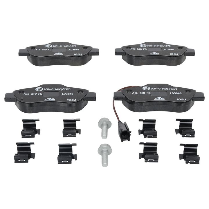 Stabdžių trinkelių rinkinys, diskinis stabdys ATE 13.0470-3846.2