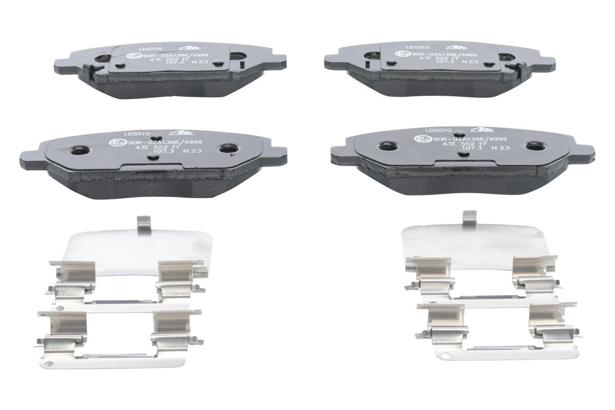 Stabdžių trinkelių rinkinys, diskinis stabdys ATE 13.0470-5510.2