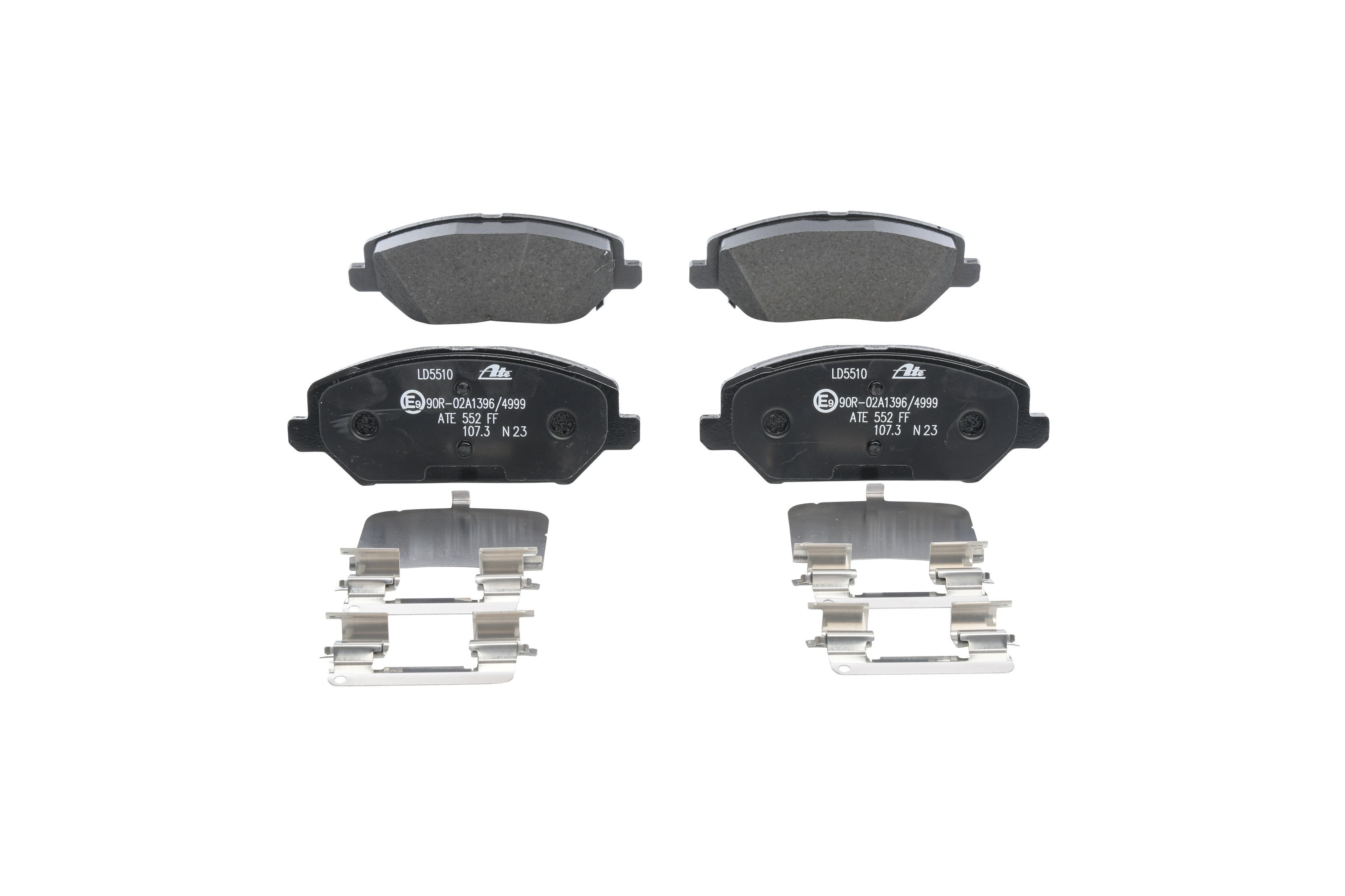 Stabdžių trinkelių rinkinys, diskinis stabdys ATE 13.0470-5510.2