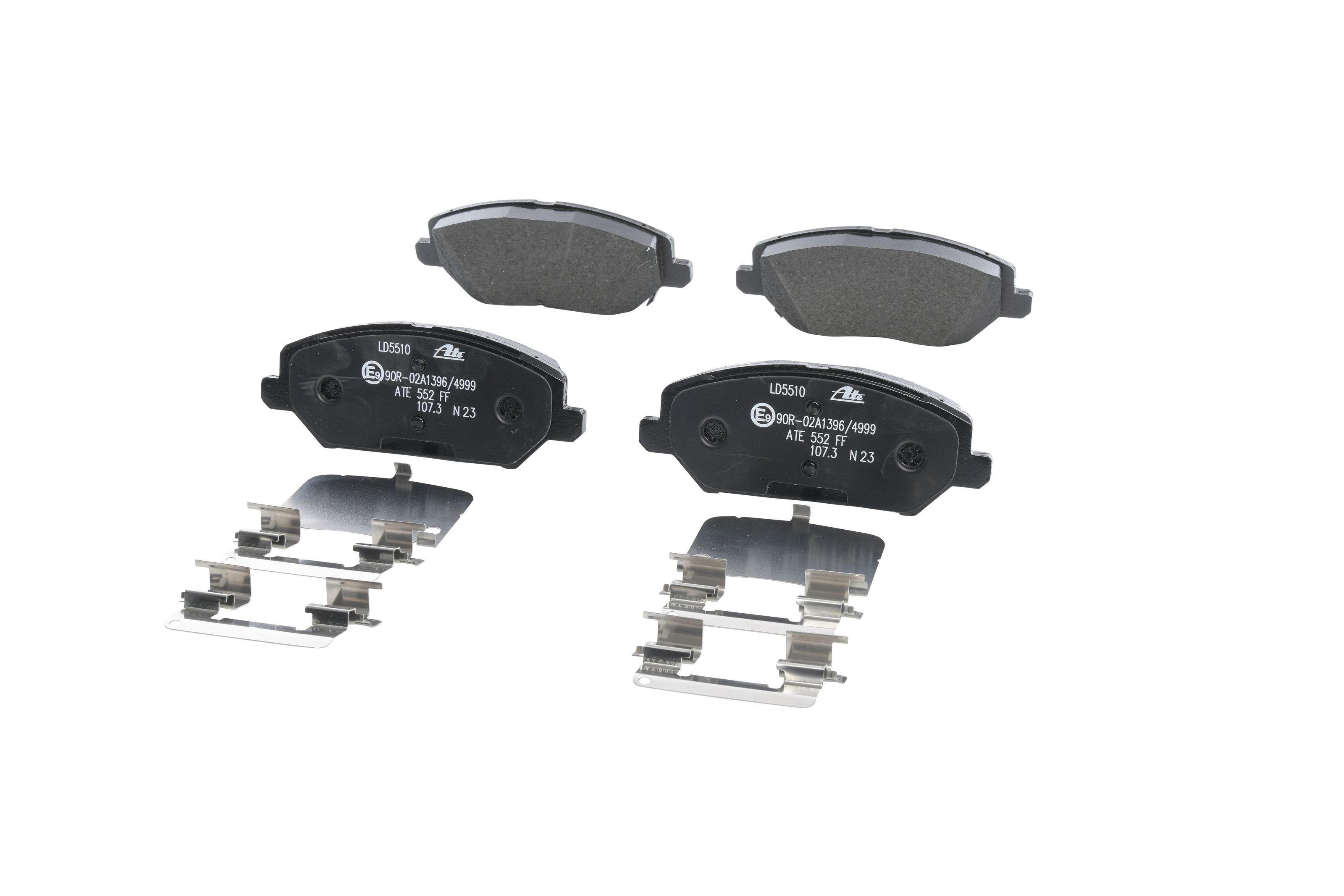 Stabdžių trinkelių rinkinys, diskinis stabdys ATE 13.0470-5510.2