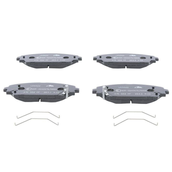 Stabdžių trinkelių rinkinys, diskinis stabdys ATE 13.0470-5522.2