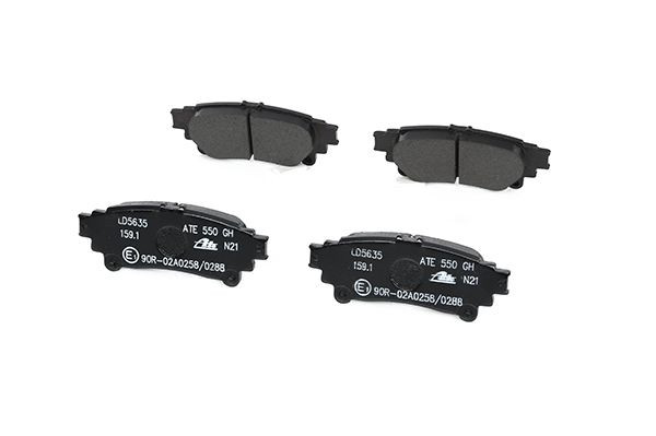 Stabdžių trinkelių rinkinys, diskinis stabdys ATE 13.0470-5635.2