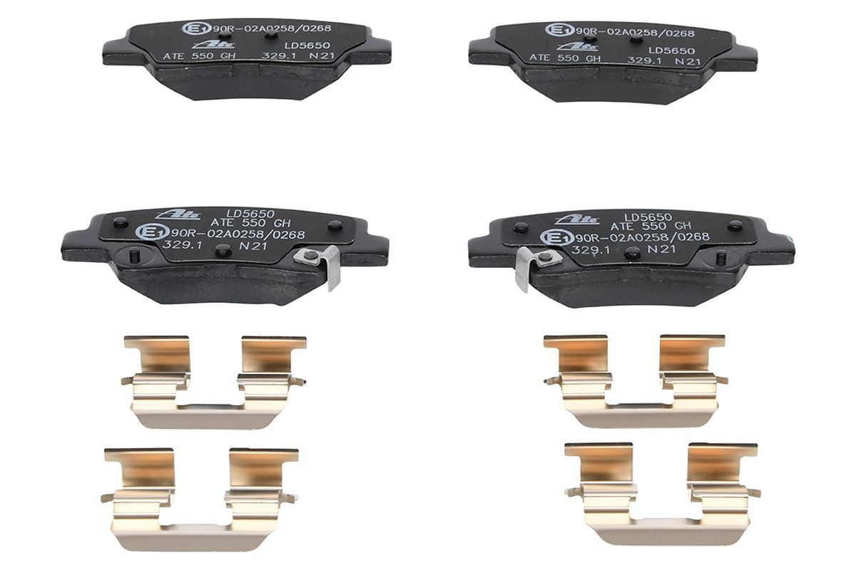 Stabdžių trinkelių rinkinys, diskinis stabdys ATE 13.0470-5650.2