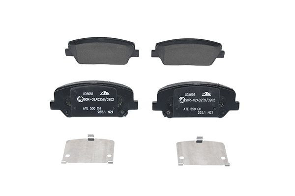 Stabdžių trinkelių rinkinys, diskinis stabdys ATE 13.0470-5651.2