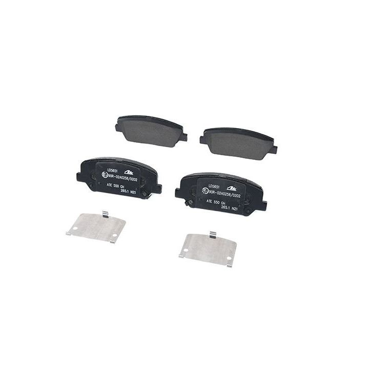 Stabdžių trinkelių rinkinys, diskinis stabdys ATE 13.0470-5651.2