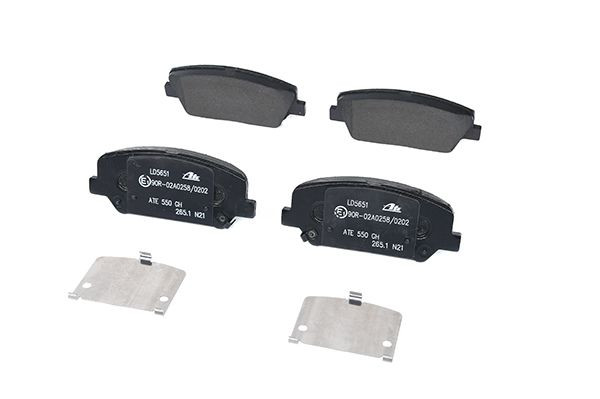 Stabdžių trinkelių rinkinys, diskinis stabdys ATE 13.0470-5651.2