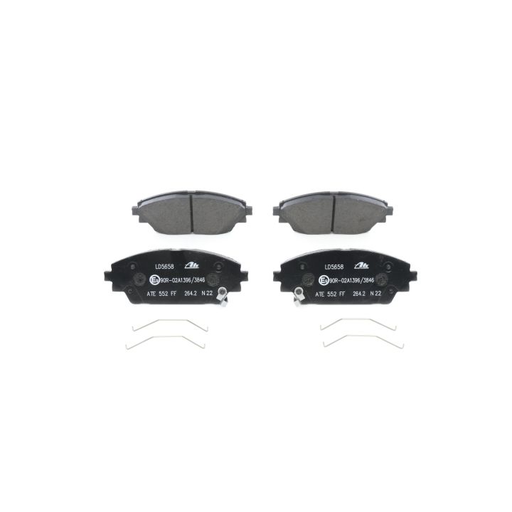 Stabdžių trinkelių rinkinys, diskinis stabdys ATE 13.0470-5658.2