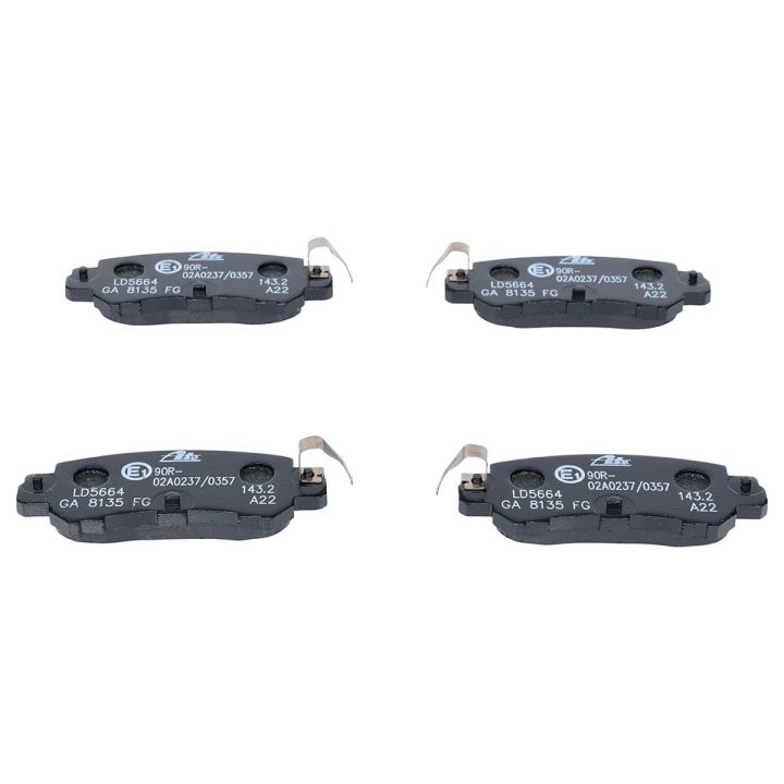 Stabdžių trinkelių rinkinys, diskinis stabdys ATE 13.0470-5664.2