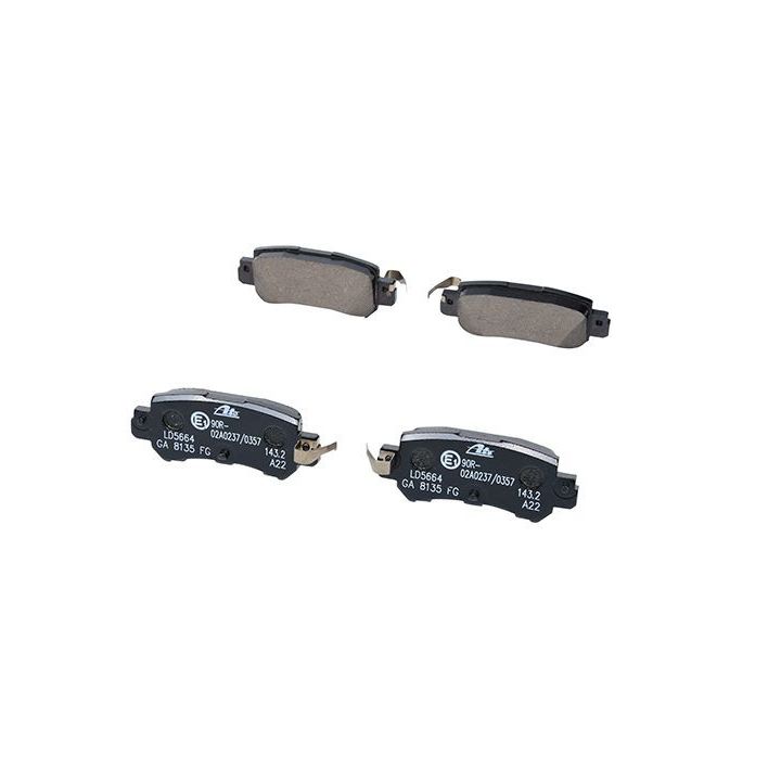 Stabdžių trinkelių rinkinys, diskinis stabdys ATE 13.0470-5664.2