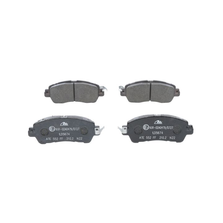 Stabdžių trinkelių rinkinys, diskinis stabdys ATE 13.0470-5674.2