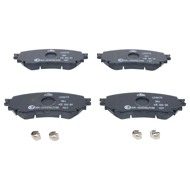 Stabdžių trinkelių rinkinys, diskinis stabdys ATE 13.0470-5675.2