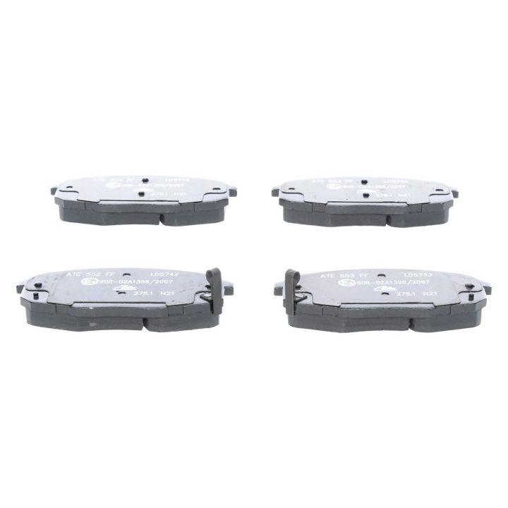 Stabdžių trinkelių rinkinys, diskinis stabdys ATE 13.0470-5742.2