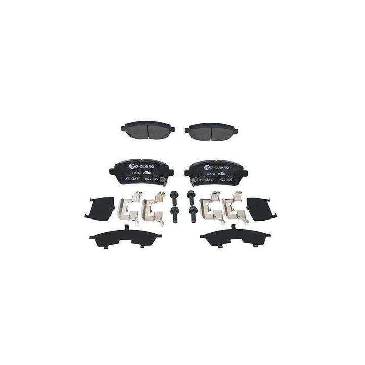 Stabdžių trinkelių rinkinys, diskinis stabdys ATE 13.0470-5794.2