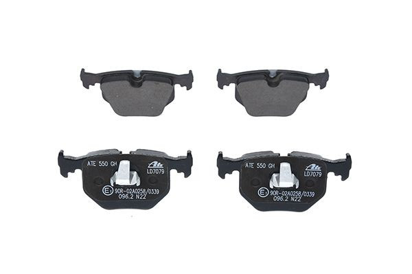 Stabdžių trinkelių rinkinys, diskinis stabdys ATE 13.0470-7079.2