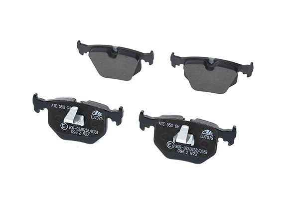 Stabdžių trinkelių rinkinys, diskinis stabdys ATE 13.0470-7079.2