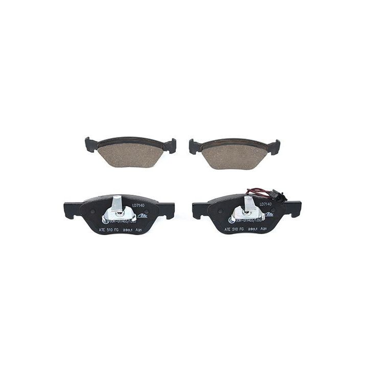 Stabdžių trinkelių rinkinys, diskinis stabdys ATE 13.0470-7140.2