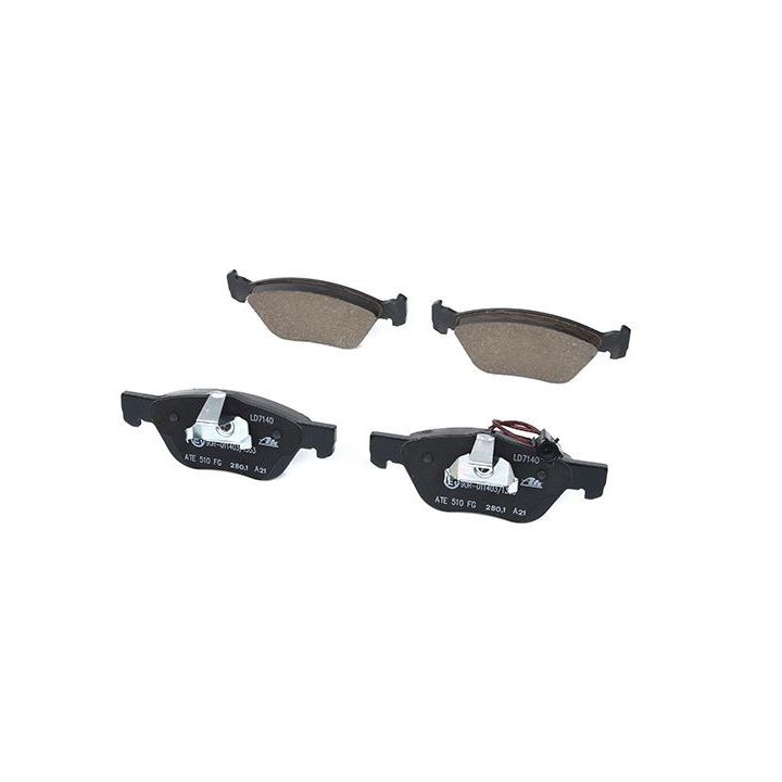 Stabdžių trinkelių rinkinys, diskinis stabdys ATE 13.0470-7140.2