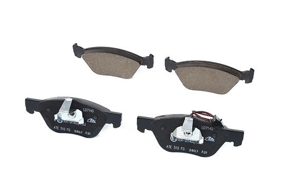 Stabdžių trinkelių rinkinys, diskinis stabdys ATE 13.0470-7140.2