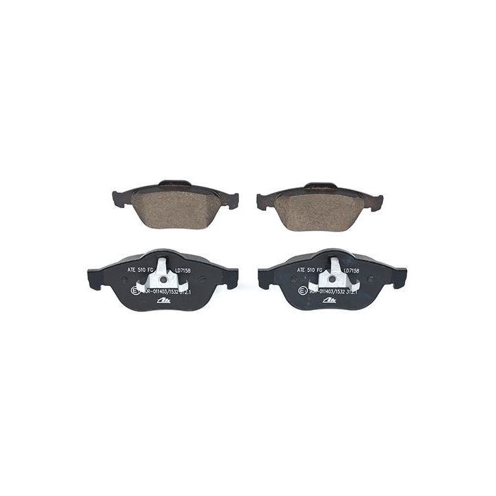 Stabdžių trinkelių rinkinys, diskinis stabdys ATE 13.0470-7158.2