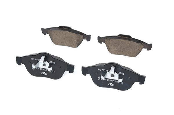 Stabdžių trinkelių rinkinys, diskinis stabdys ATE 13.0470-7158.2