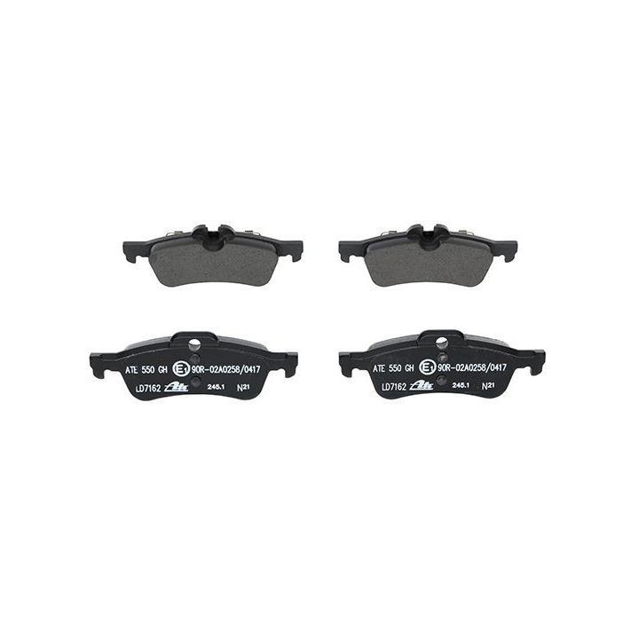 Stabdžių trinkelių rinkinys, diskinis stabdys ATE 13.0470-7162.2