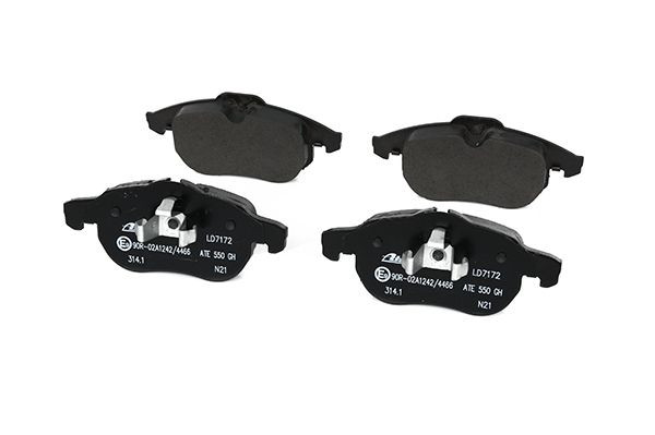 Stabdžių trinkelių rinkinys, diskinis stabdys ATE 13.0470-7172.2