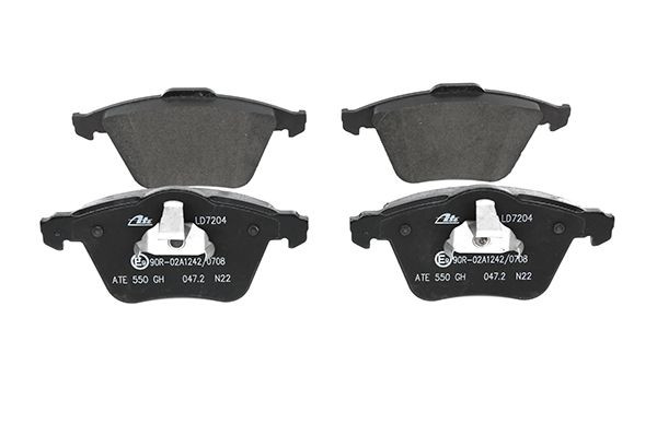 Stabdžių trinkelių rinkinys, diskinis stabdys ATE 13.0470-7204.2