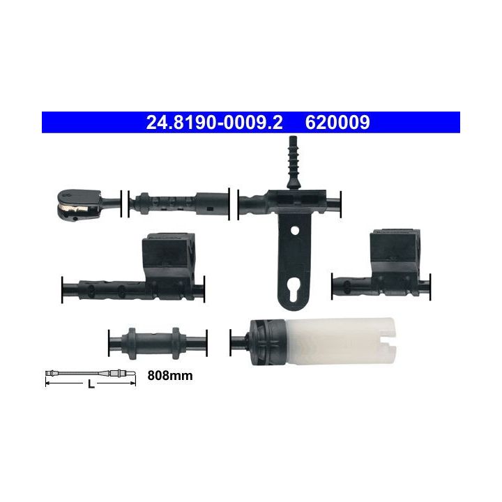 įspėjimo kontaktas, stabdžių trinkelių susidėvėjimas ATE 24.8190-0009.2