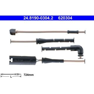 įspėjimo kontaktas, stabdžių trinkelių susidėvėjimas ATE 24.8190-0304.2