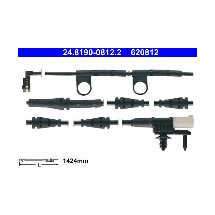 įspėjimo kontaktas, stabdžių trinkelių susidėvėjimas ATE 24.8190-0812.2