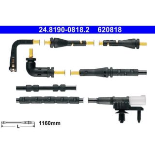 įspėjimo kontaktas, stabdžių trinkelių susidėvėjimas ATE 24.8190-0818.2