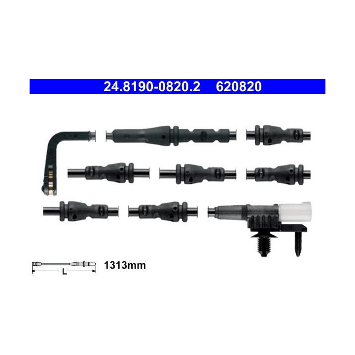 įspėjimo kontaktas, stabdžių trinkelių susidėvėjimas ATE 24.8190-0820.2