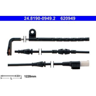 įspėjimo kontaktas, stabdžių trinkelių susidėvėjimas ATE 24.8190-0949.2