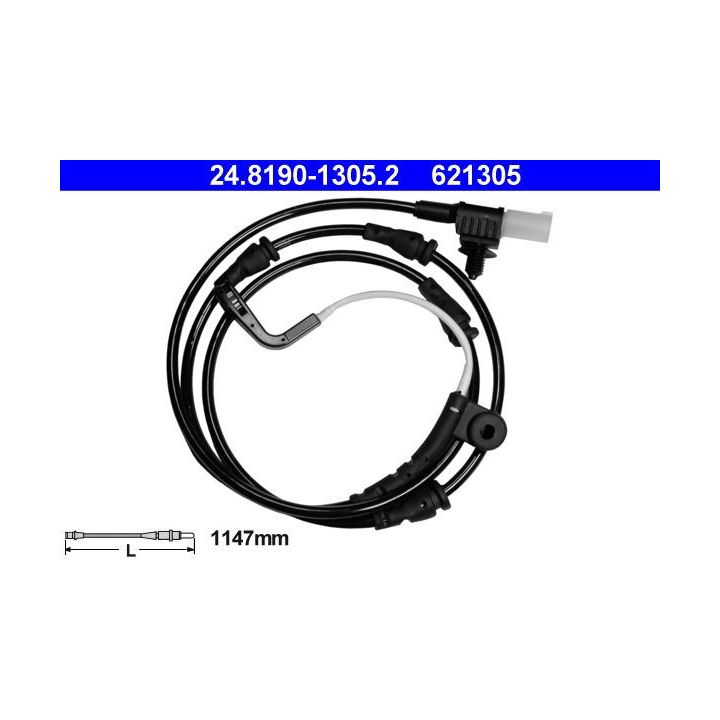 įspėjimo kontaktas, stabdžių trinkelių susidėvėjimas ATE 24.8190-1305.2